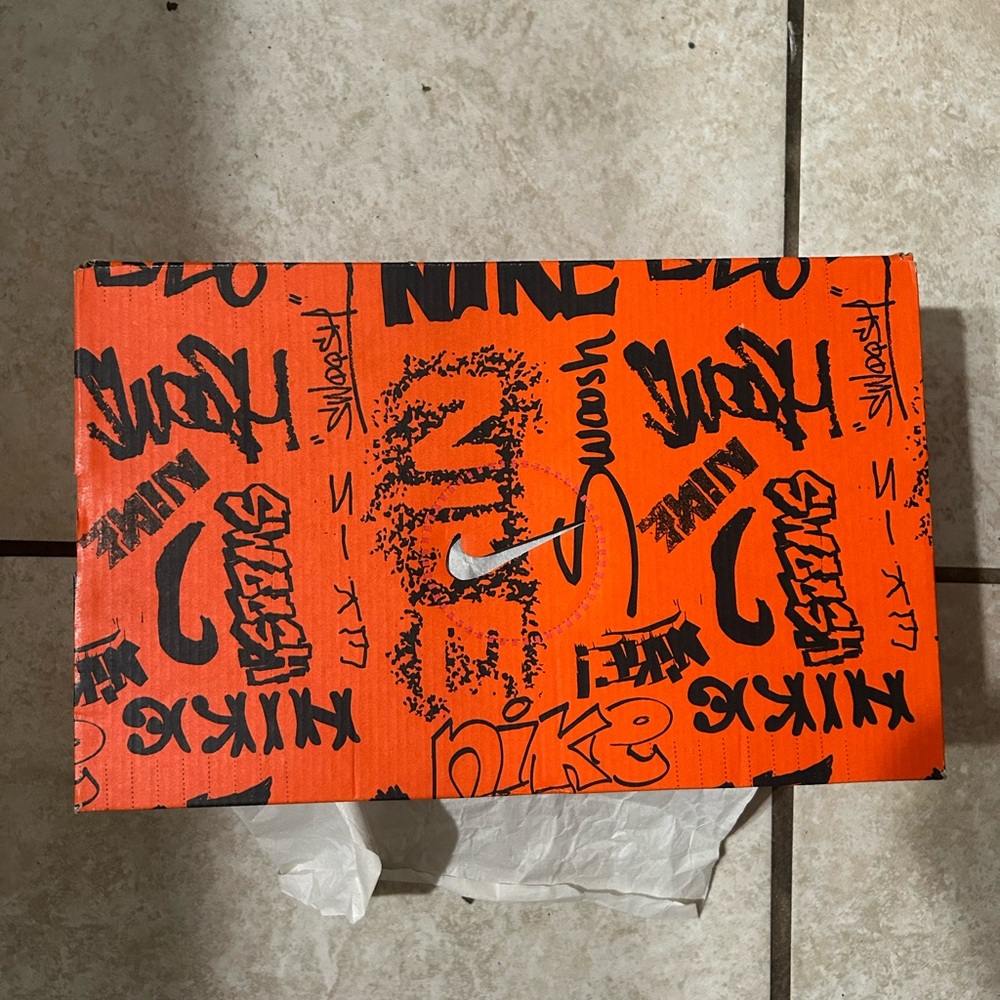Nike Bold Orange and Black Graphic Box